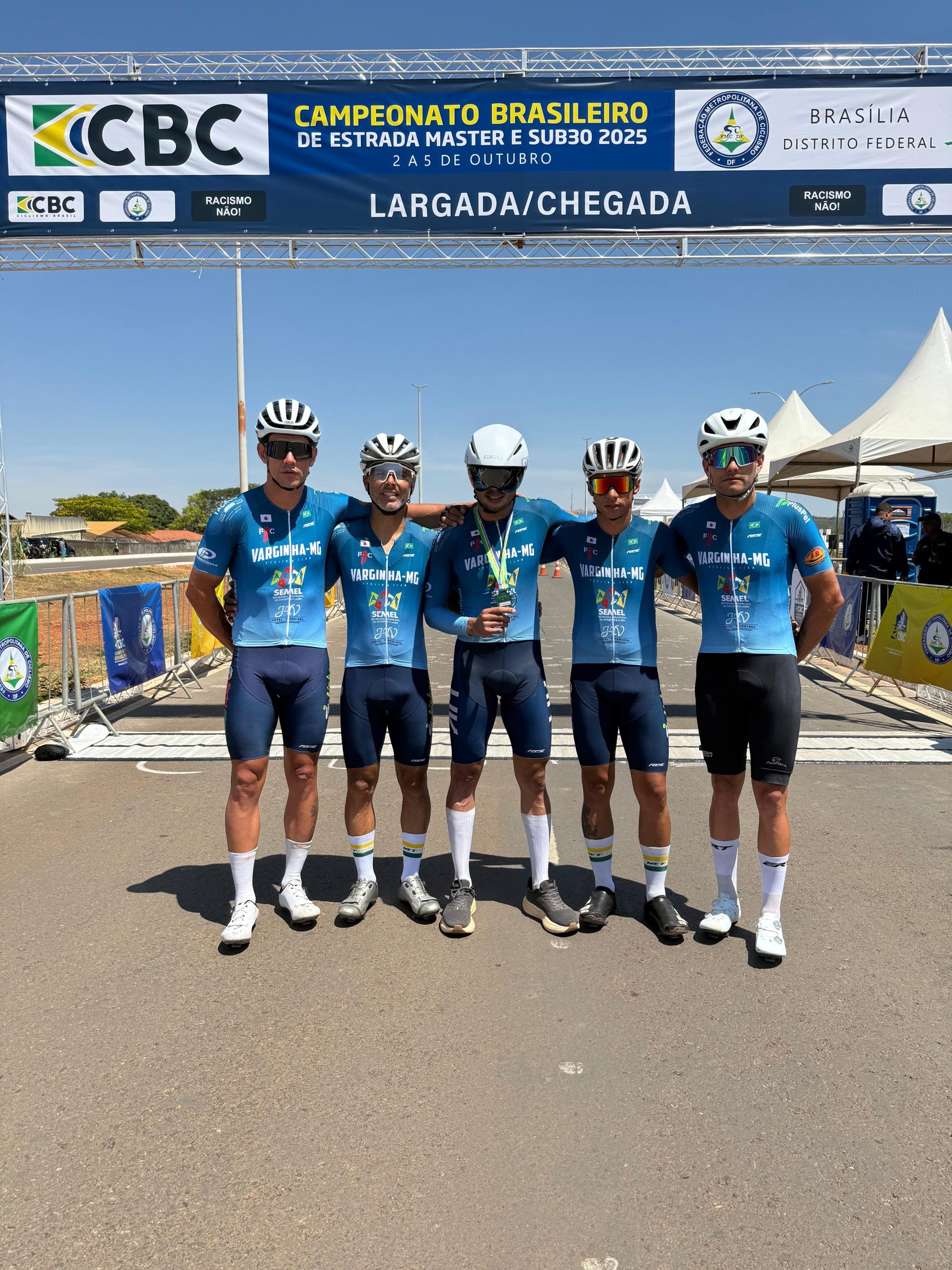 Equipe de ciclismo da SEMEL estreia no Campeonato Brasileiro de Estrada
