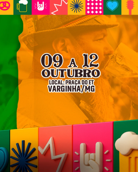 Festival Octobeer começa em Varginha com gastronomia, música e cultura