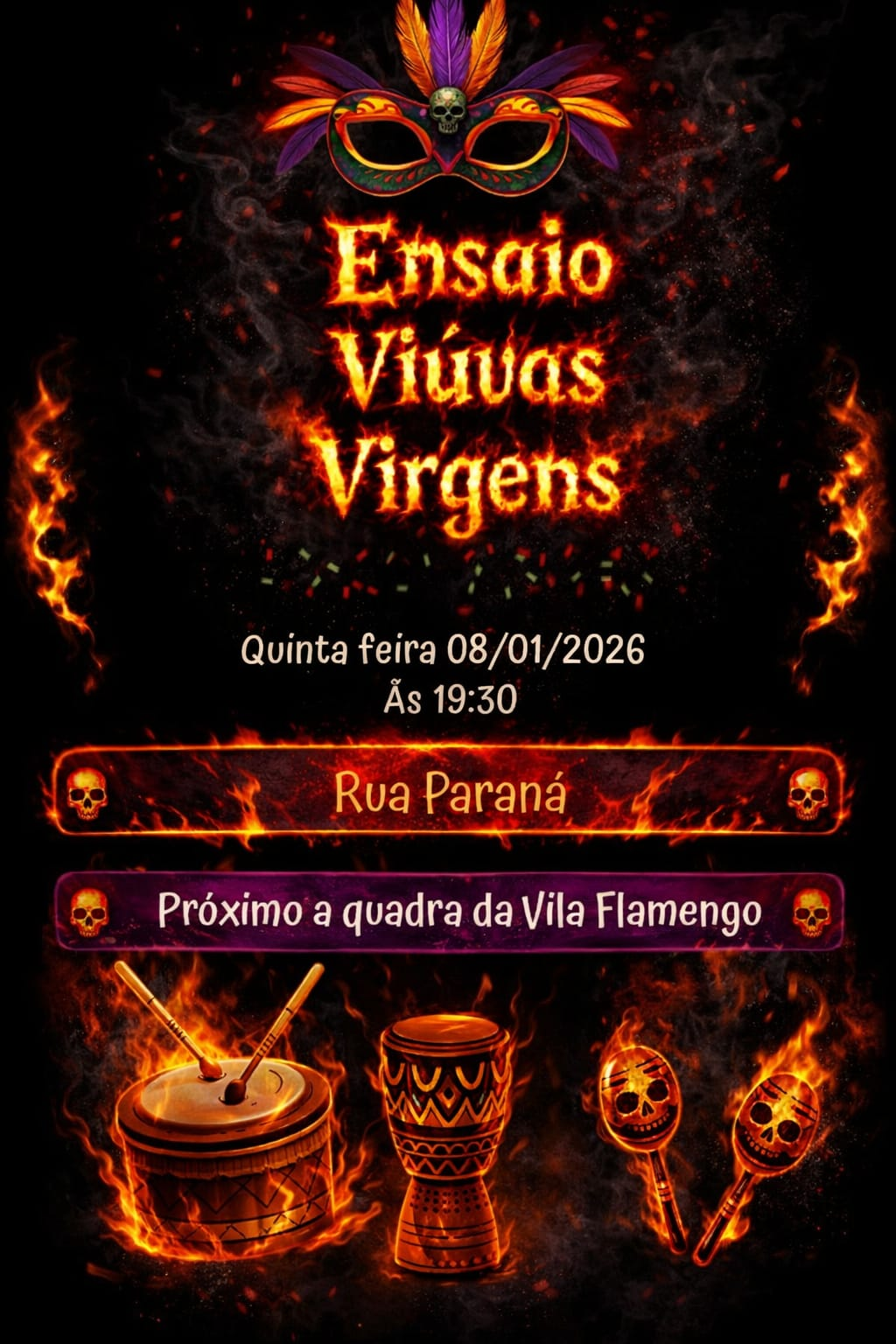Viúvas Virgens começam ensaios para o Banho da Dorotéia
