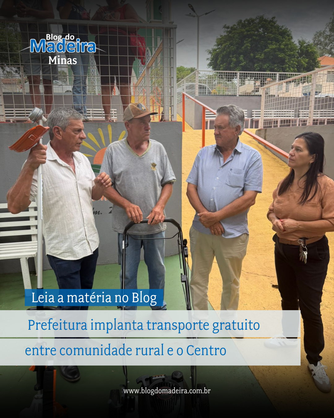 Prefeitura implanta transporte gratuito entre comunidade rural e o Centro